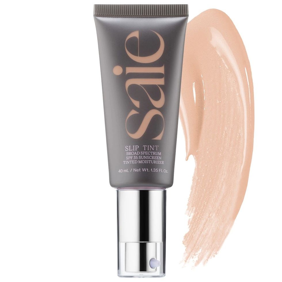 Saie Slip Tint \u2013 Lightweight Tinted Moisturizer with Mineral Zinc SPF 35 and Hyaluronic Acid