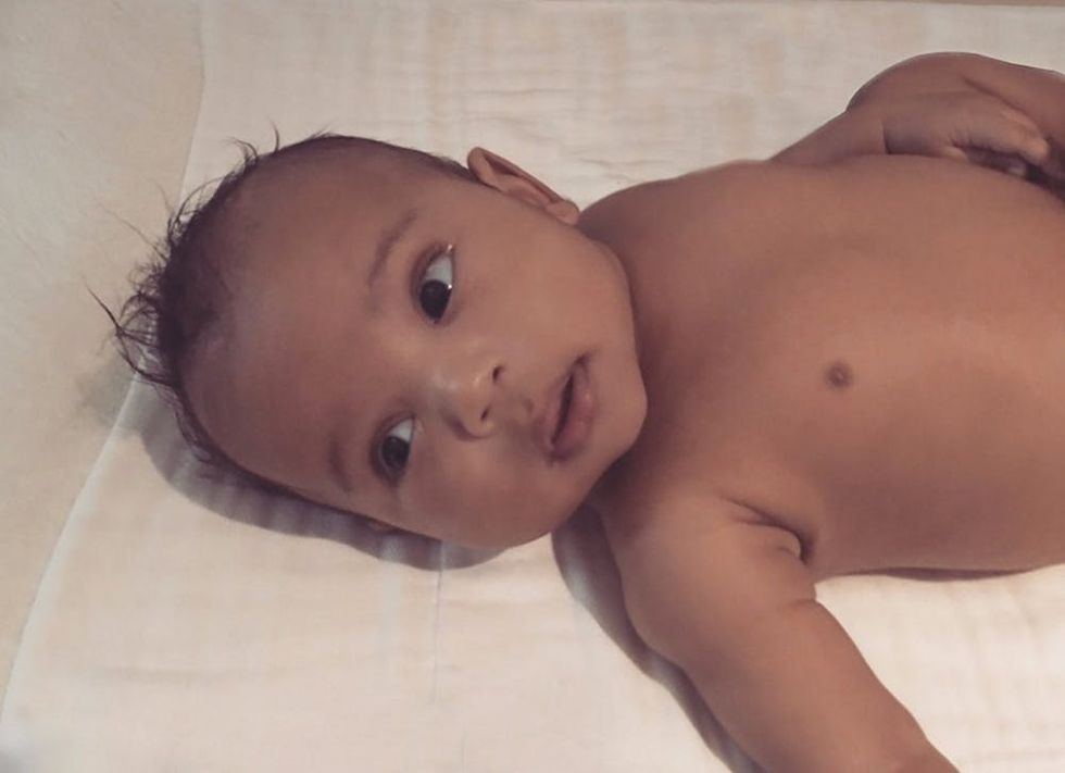 saint west baby photo