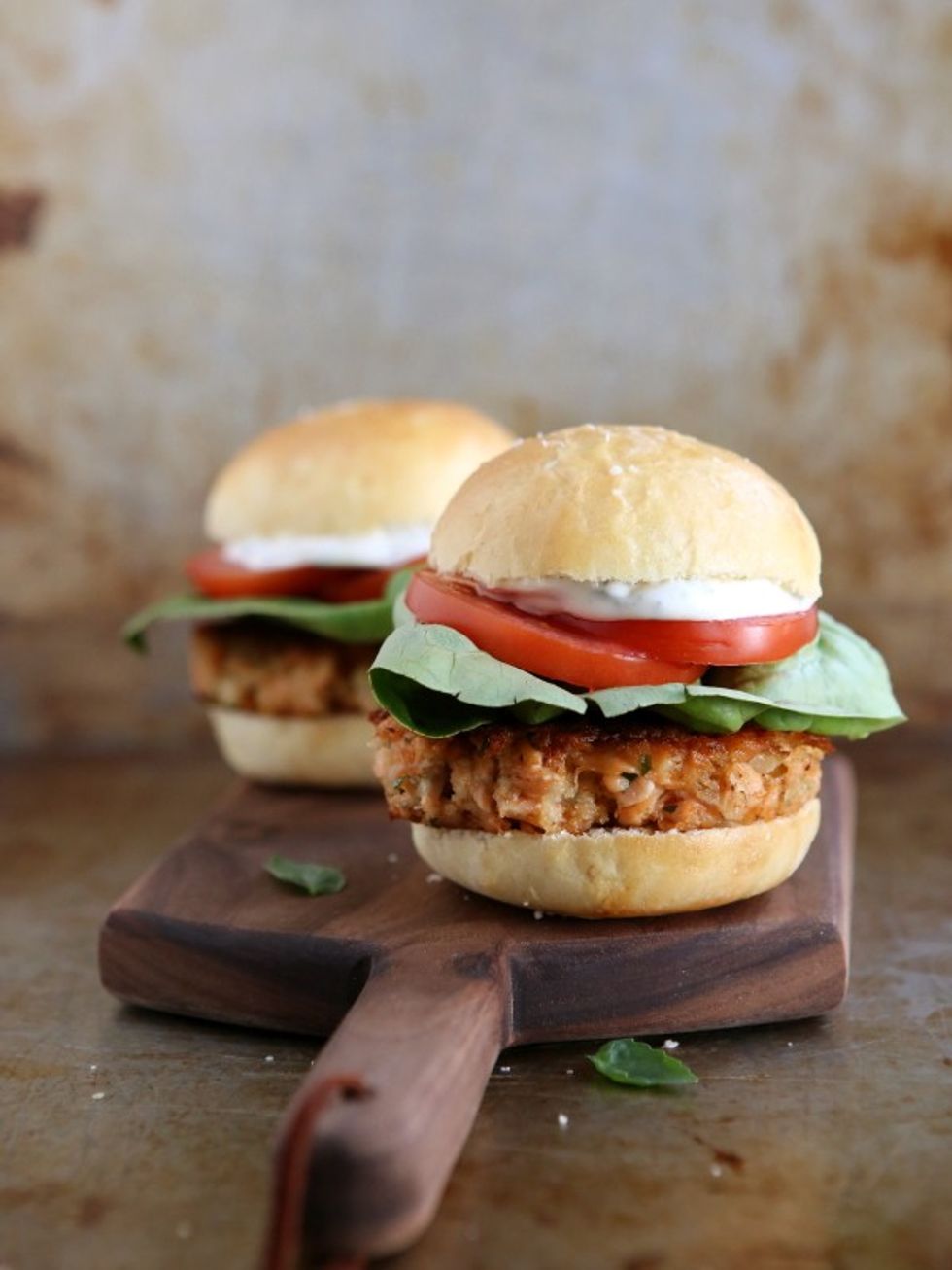Salmon Cake Sliders