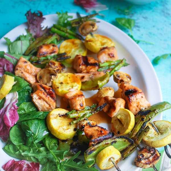 Salmon Skewers