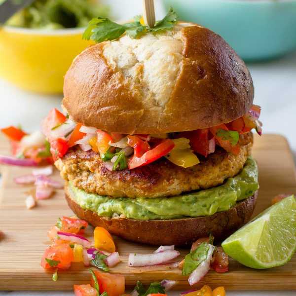 salsa chicken burger recipes
