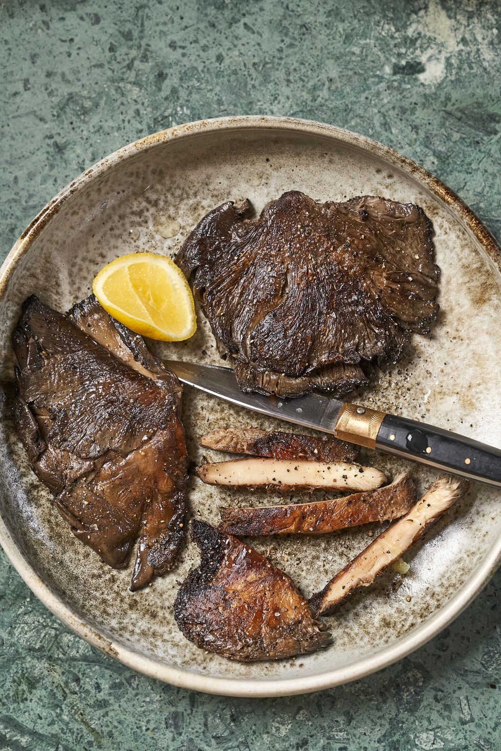 Salt and Pepper Brick Mushrooms