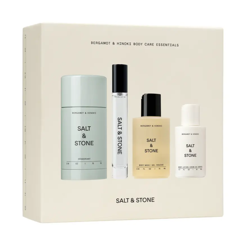 Salt & Stone Bergamot & Hinoki Body Care Essentials Set