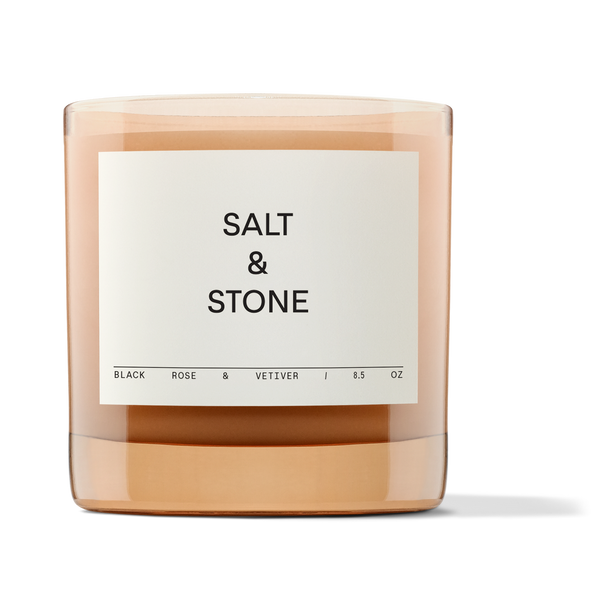 Salt & Stone Black Rose and Vetiver Candle