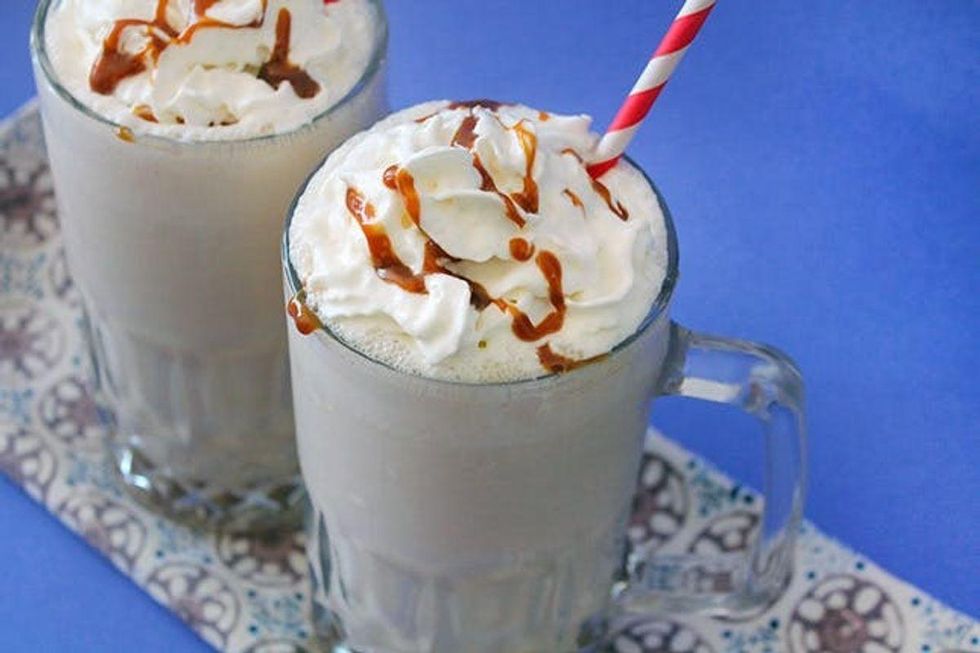 Salted Caramel Bourbon Milkshake