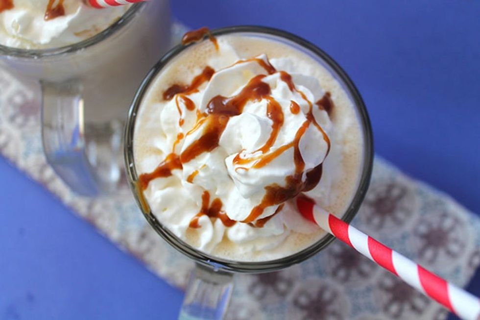 Salted Caramel Bourbon Milkshake
