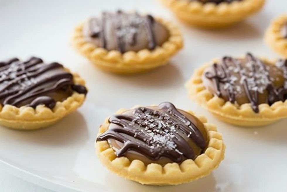 Salted Caramel Chocolate Pies