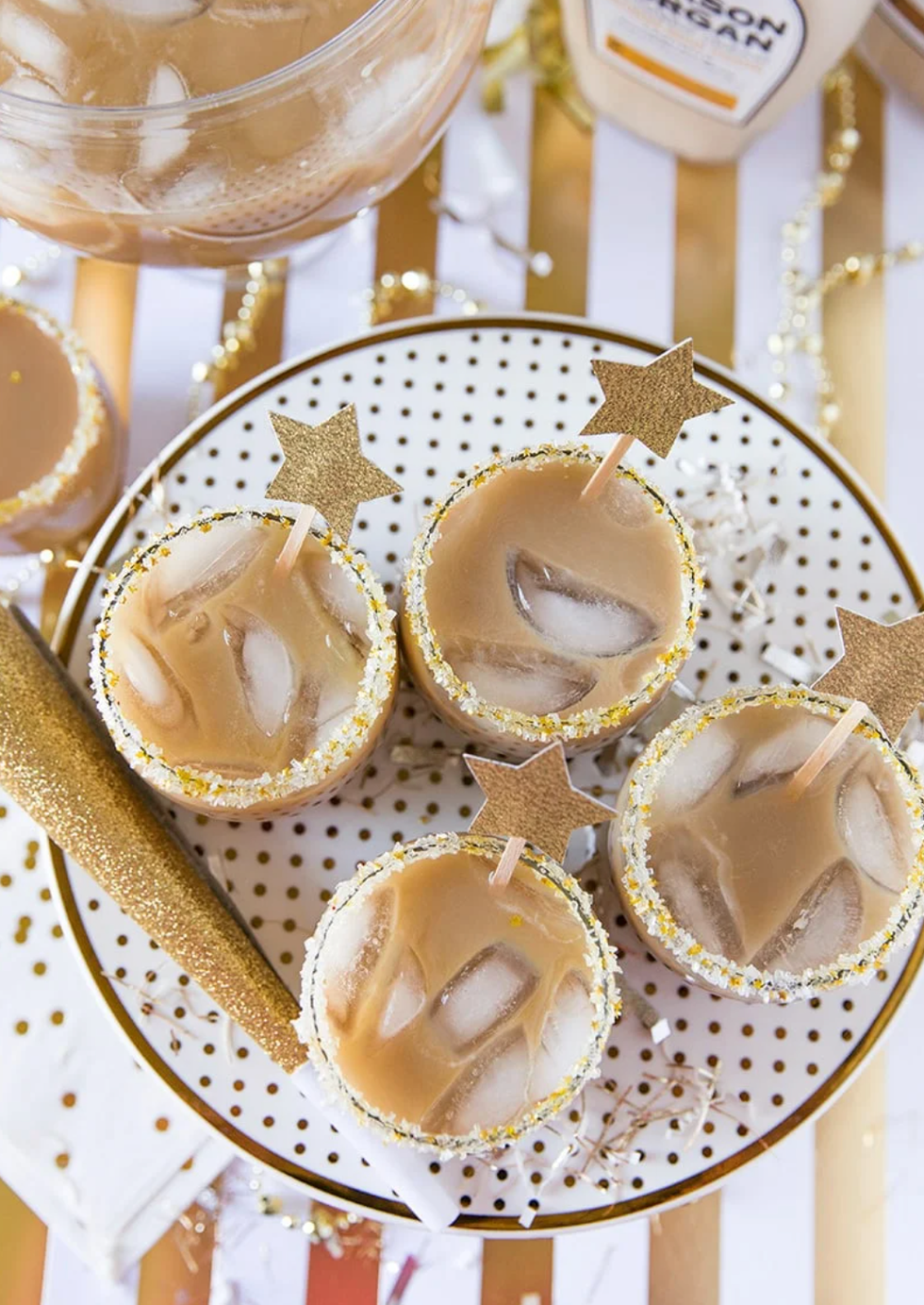 Salted Caramel Iced Coffee Cocktail