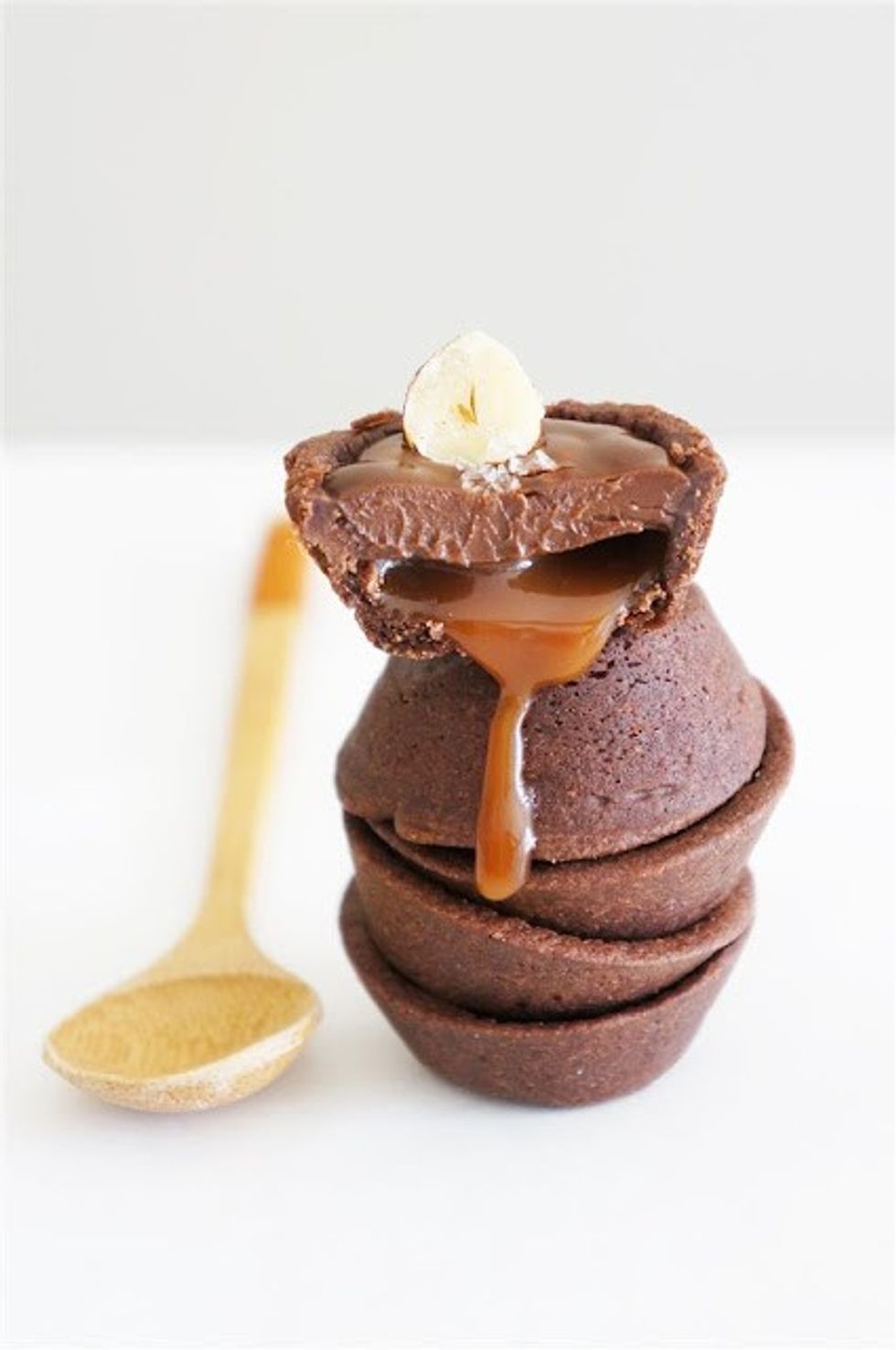 Salted Chocolate Caramel Tarts