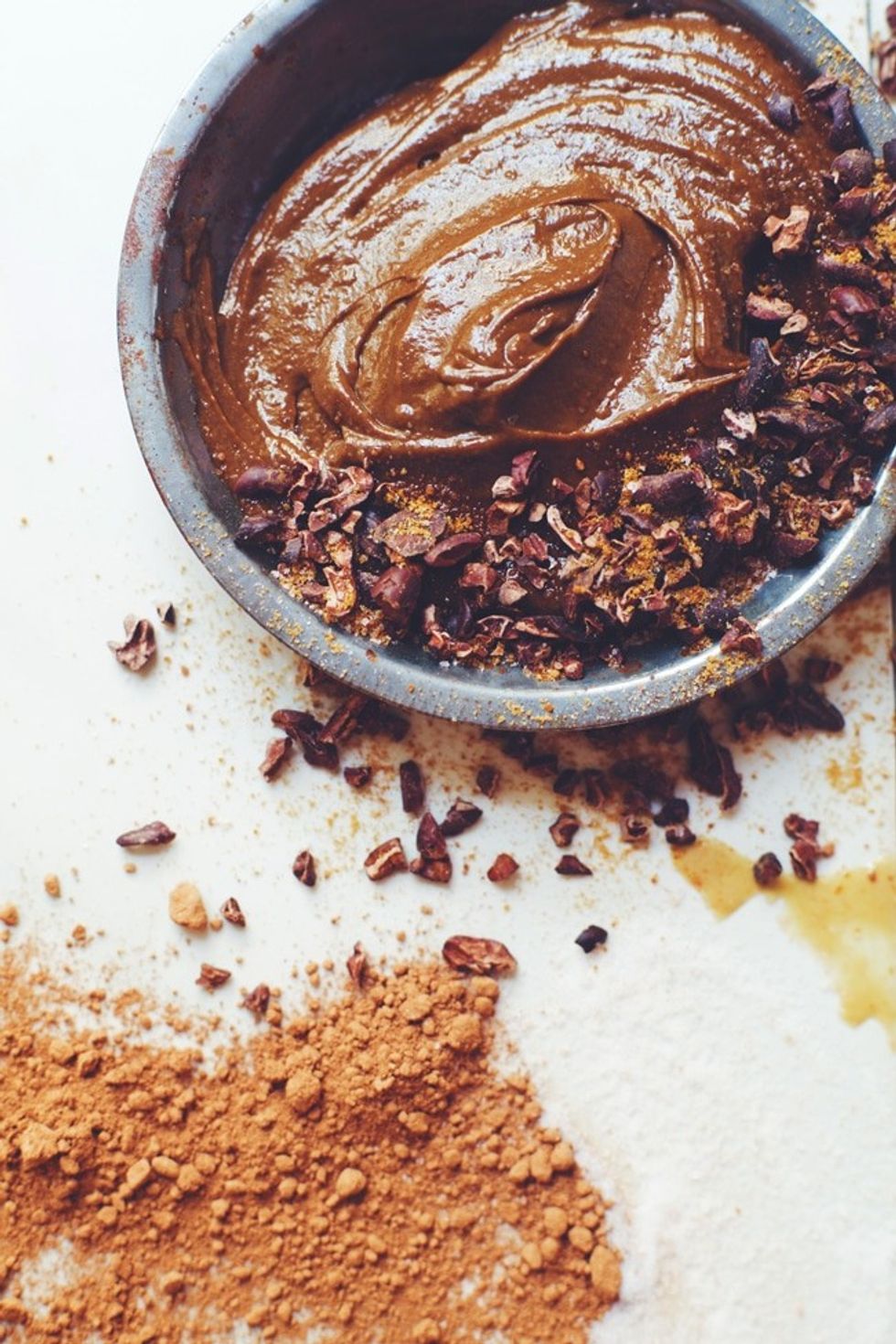 Salted Tahini Chocolate Pudding