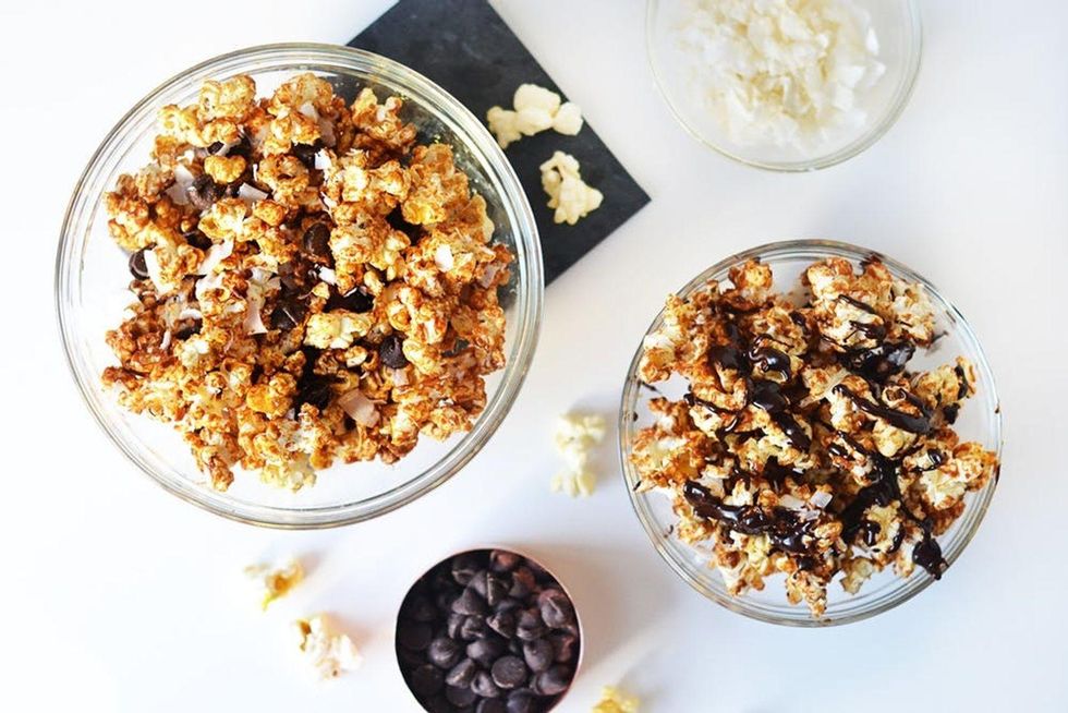 Samoa Girl Scout Cookie-Inspired Popcorn