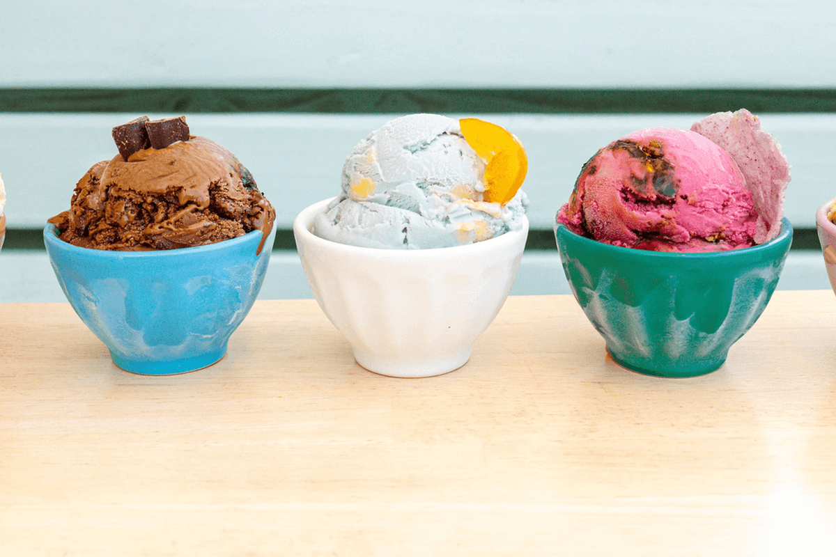 san diego ice cream little fox cups + cones