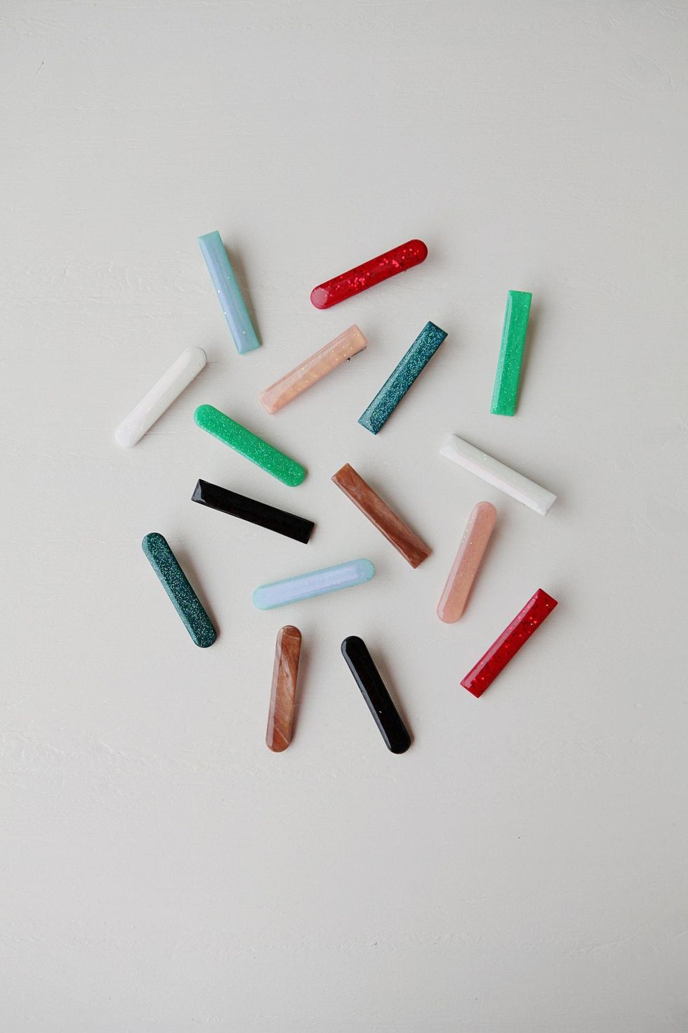 sandcastleshop Clay and Resin Hair Clips