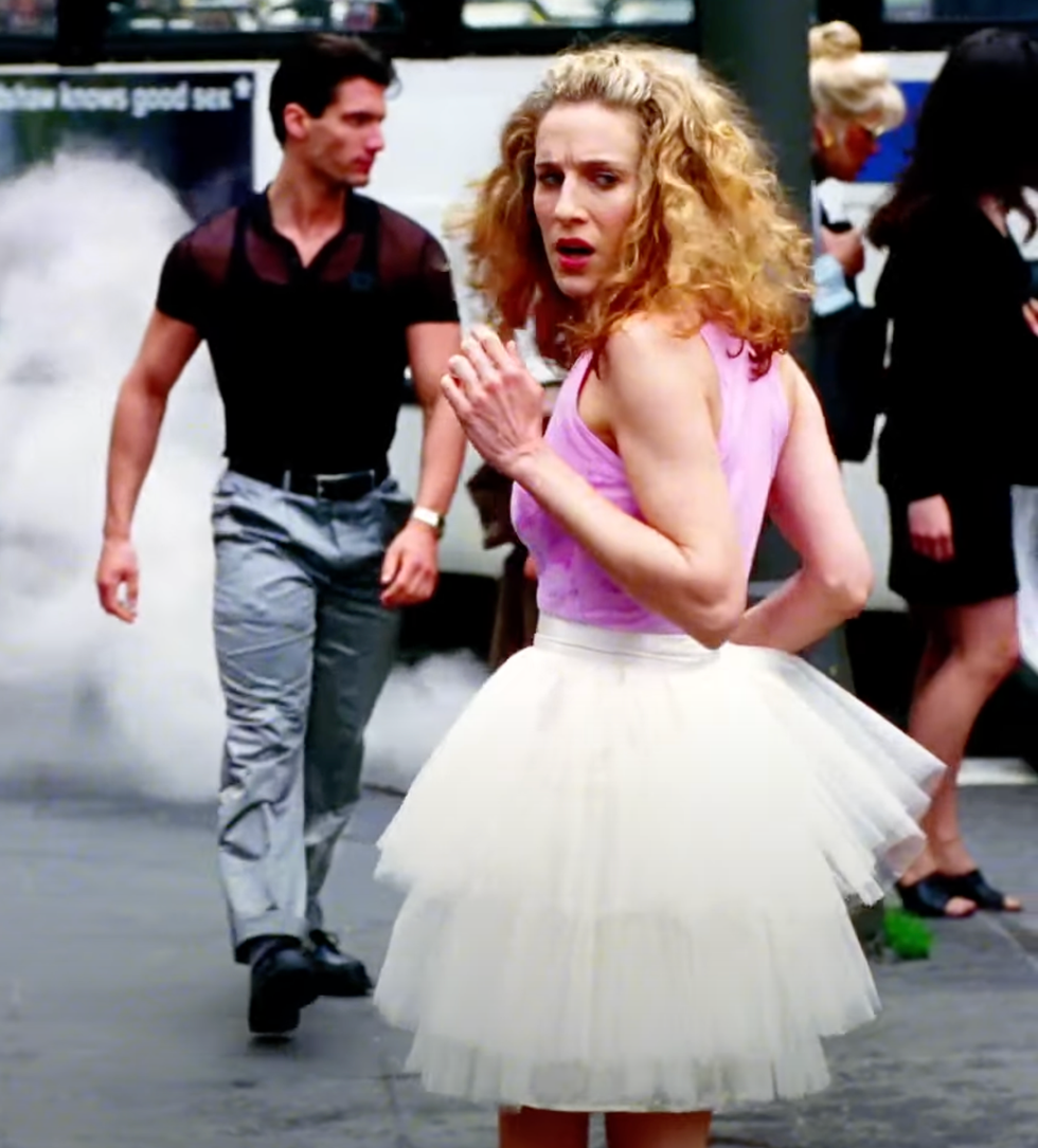 sarah jessica parker as carrie bradshaw in 'sex and the city'
