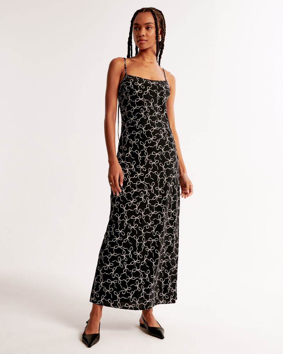 Satin Slip Maxi Dress