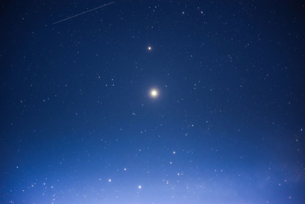 saturn constellations night sky blue sky with white clouds during daytime