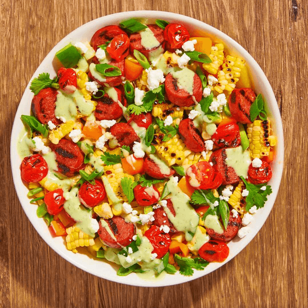 Sausage And Corn Salad