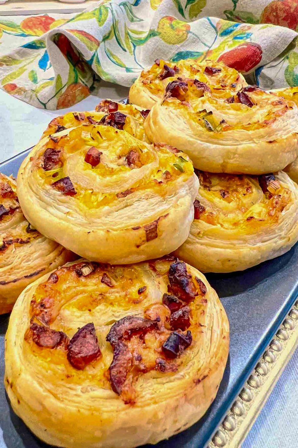 Sausage and Pumpkin Pinwheels