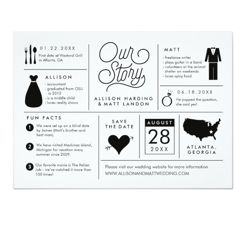 20 SavetheDate Ideas That Are Anything But Boring Brit + Co