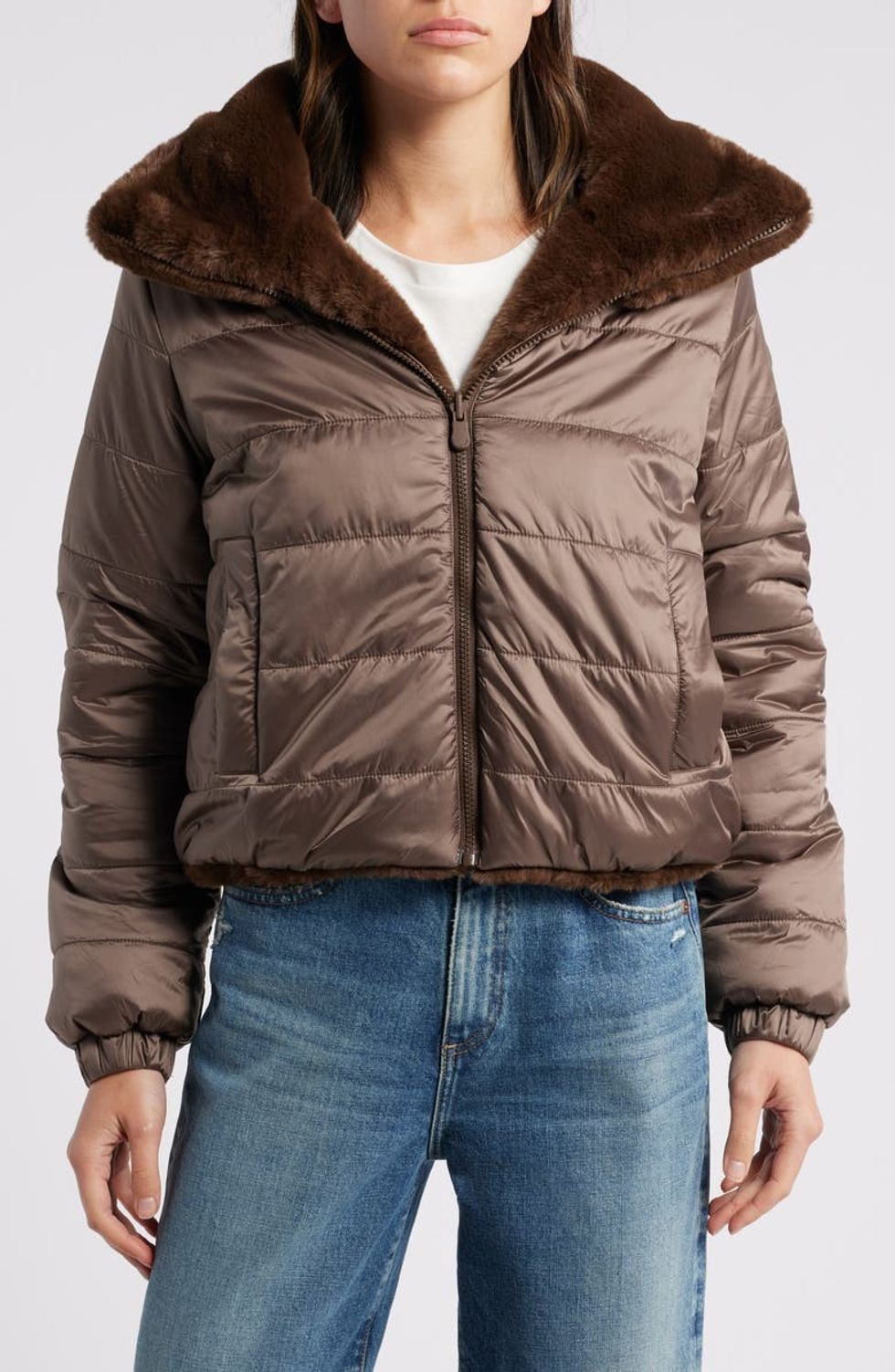 Save The Duck Jeon Wind & Water Resistant Reversible Puffer Jacket