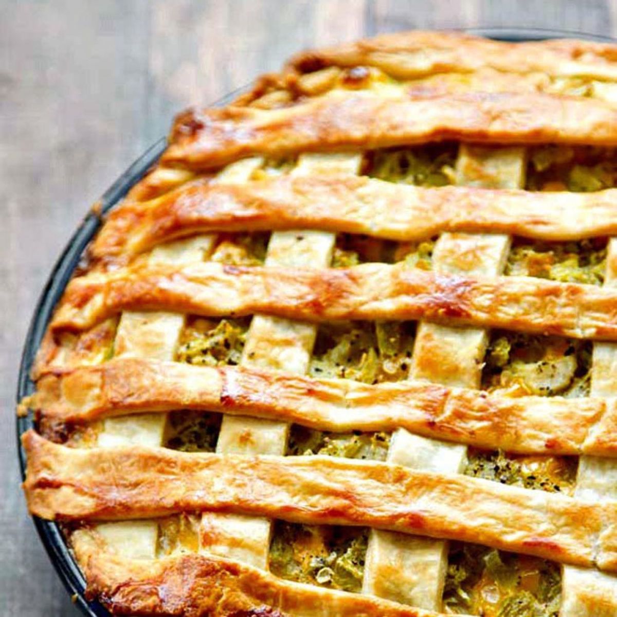 Savory Pies like this lattice vegetable pot pie are just one of 12 ideas to replace your next dessert