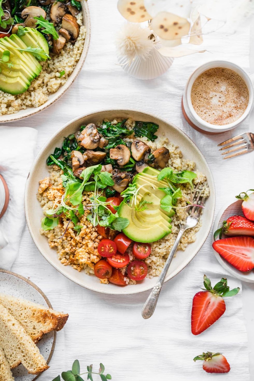 Savory Quinoa Breakfast Bowls