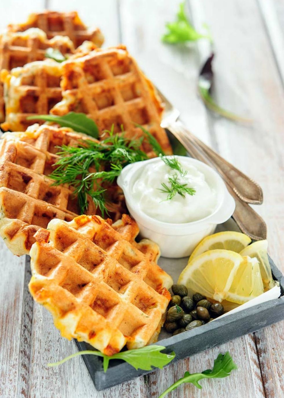 18 *Savory* Waffle Bites That Are Mini in Size But Mighty in Flavor