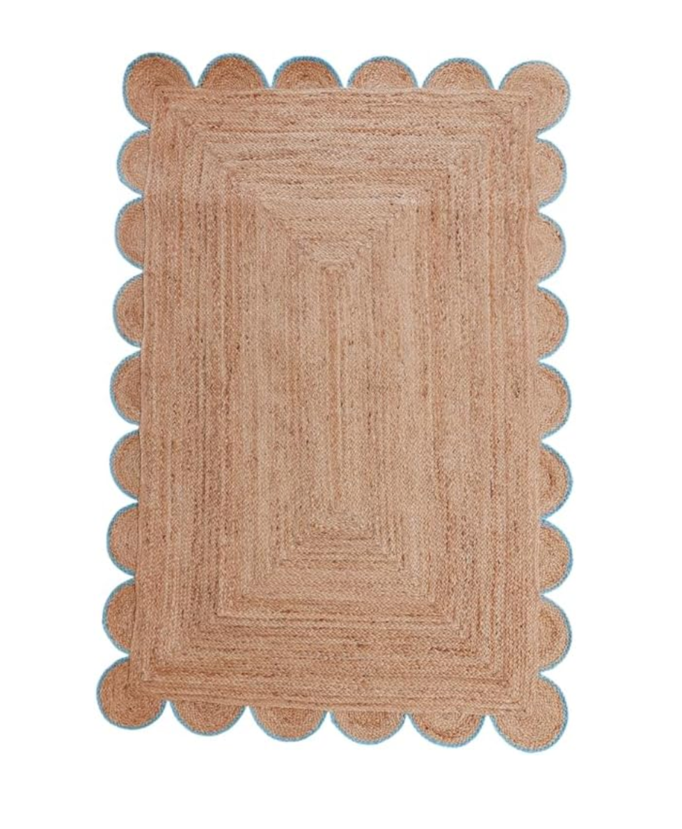 scallop rug