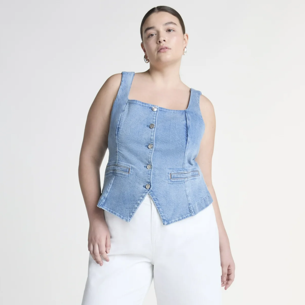 Scoop Denim Vest