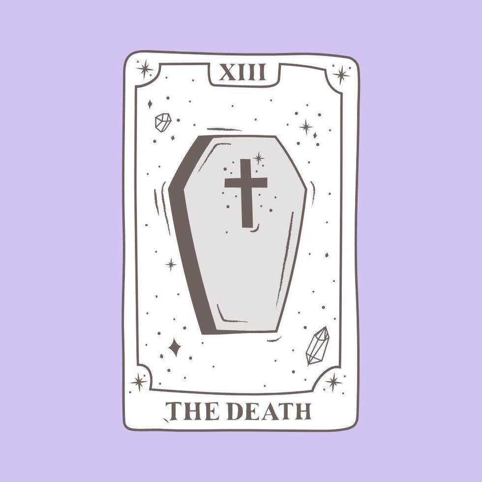 scorpio "death" tarot card