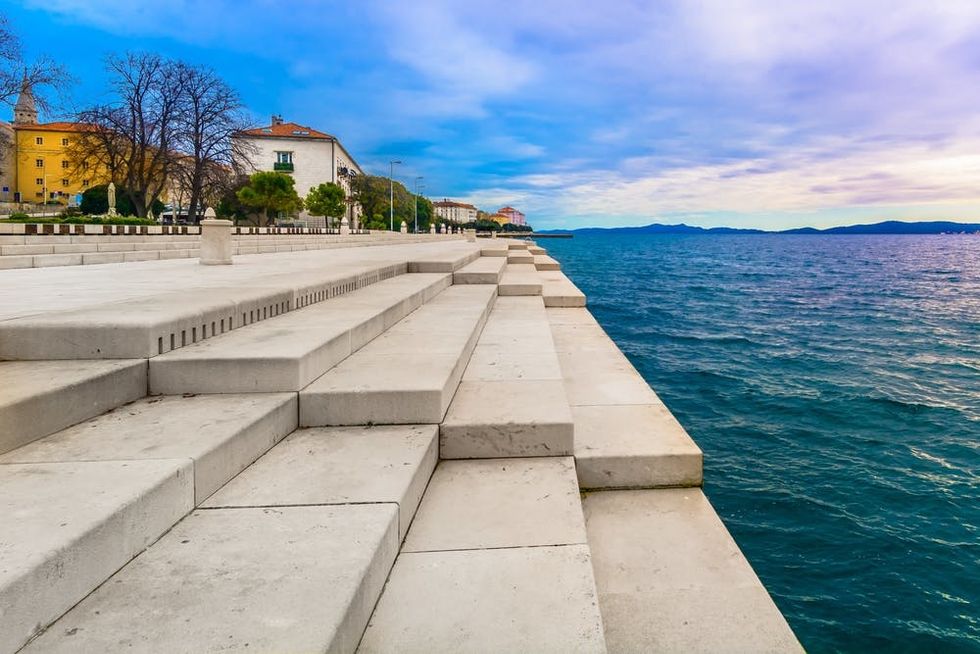 Sea Organ in Zadar, Croatia