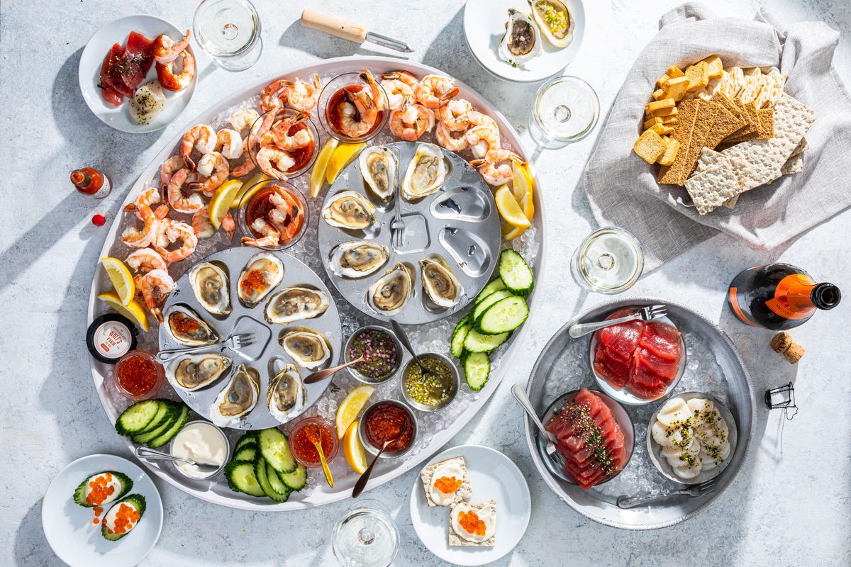 seafood platter charcuterie board ideas