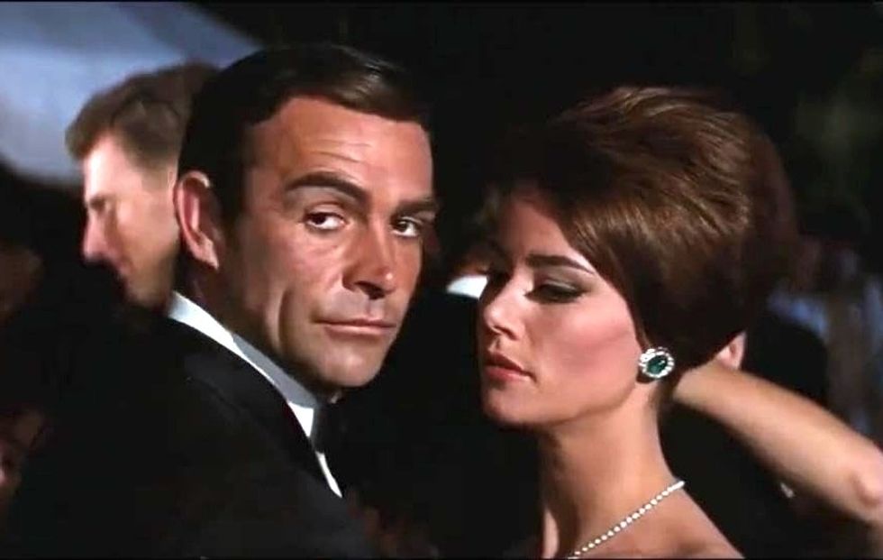 Sean Connery and Claudine Auger in Thunderball James Bond Movie