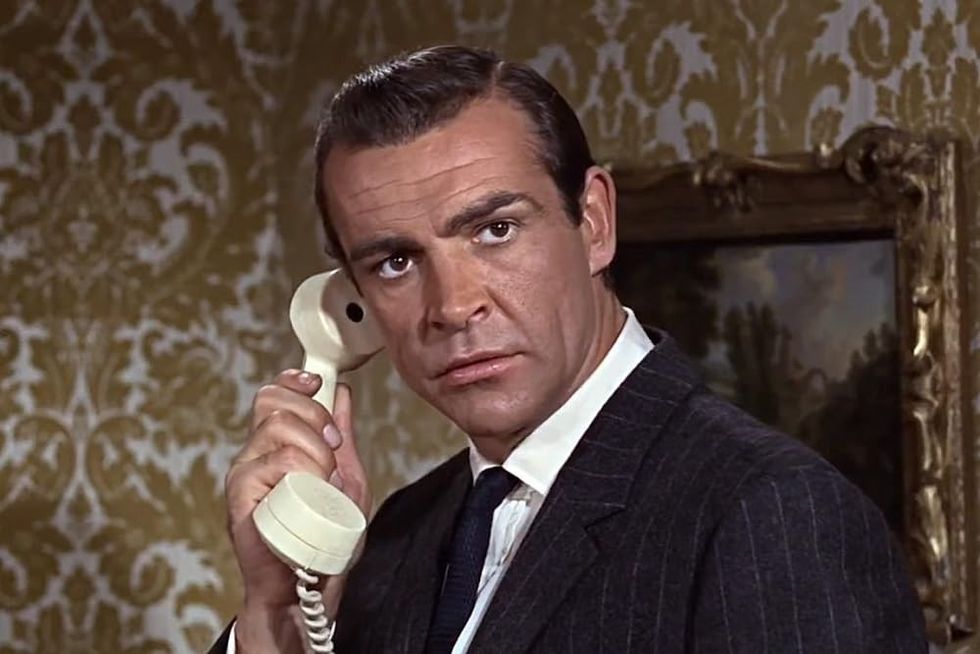 Sean Connery in From Russia with Love James Bond Movie