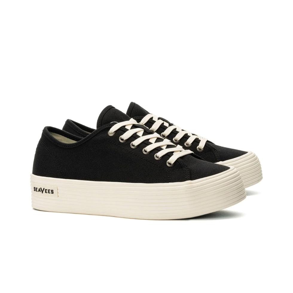 SeaVees Monterey Sneaker Platform in Black