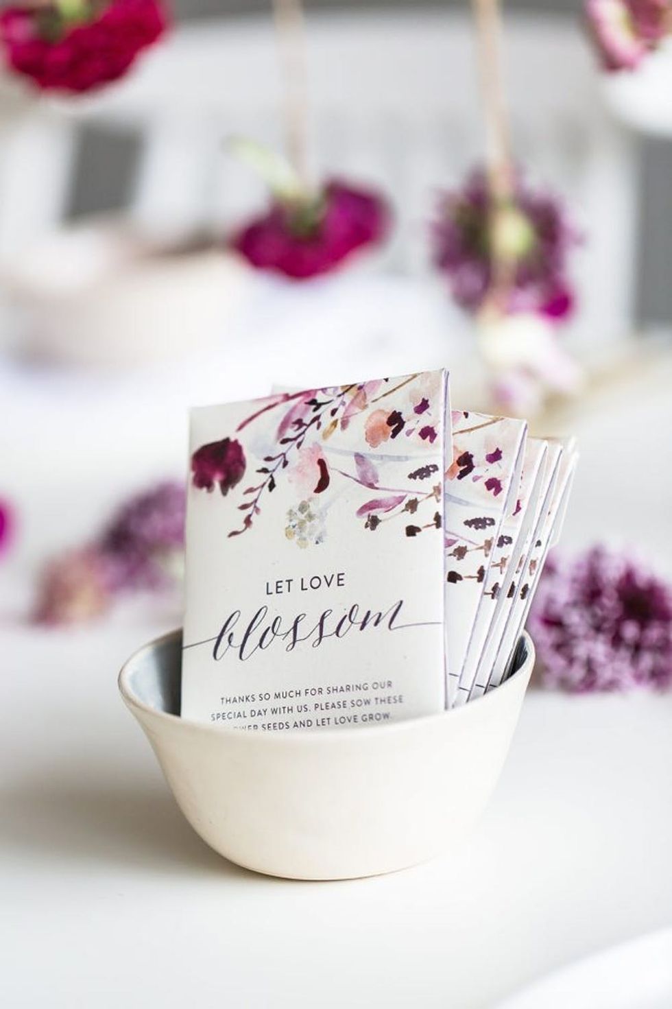 Seeds Wedding Favors