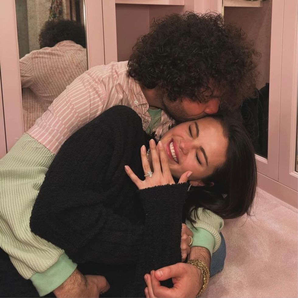 selena gomez and benny blanco engagement instagram post