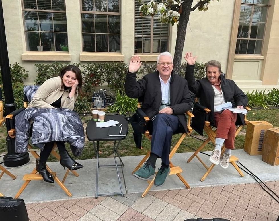 Selena Gomez, Martin Short, And Steve Martin In "Only Murders In The Building" Season 4