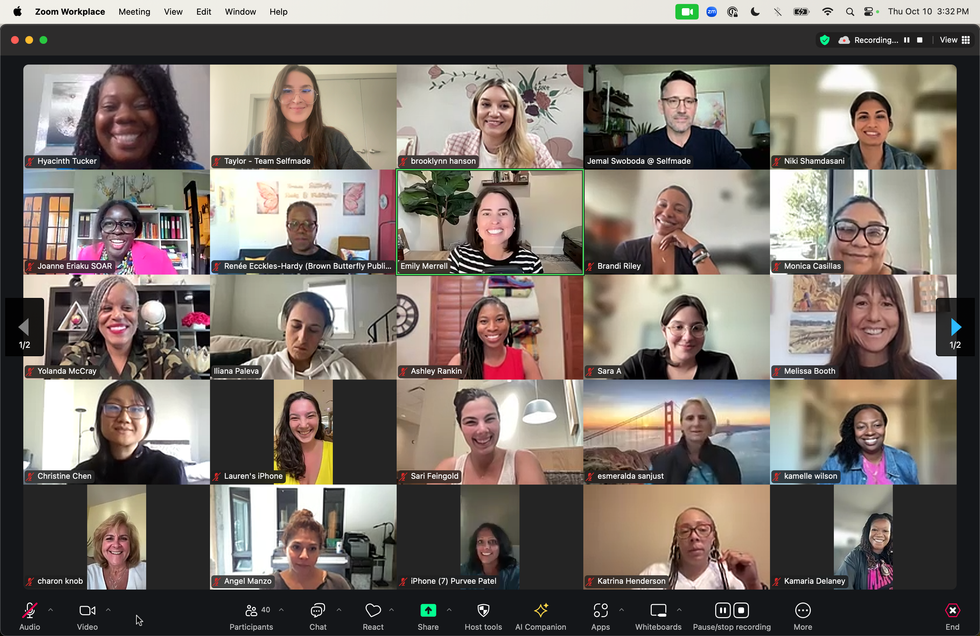 Selfmade Founders on Pitch Competition Zoom