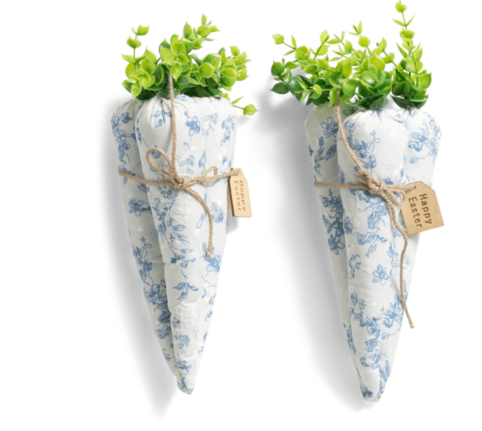 Set of 6 Fabric Carrots