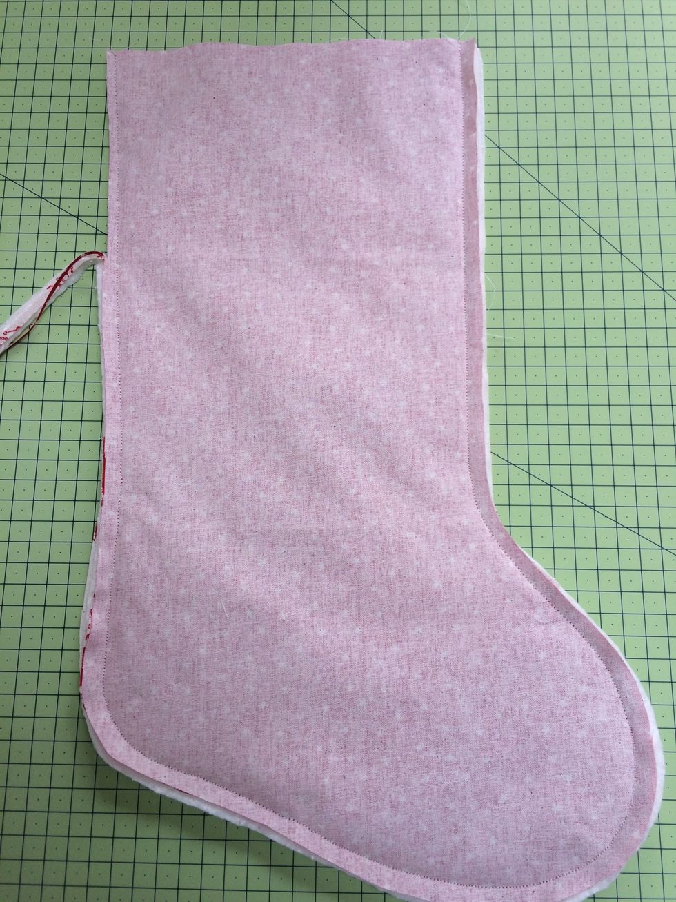 Sew around shape and trim