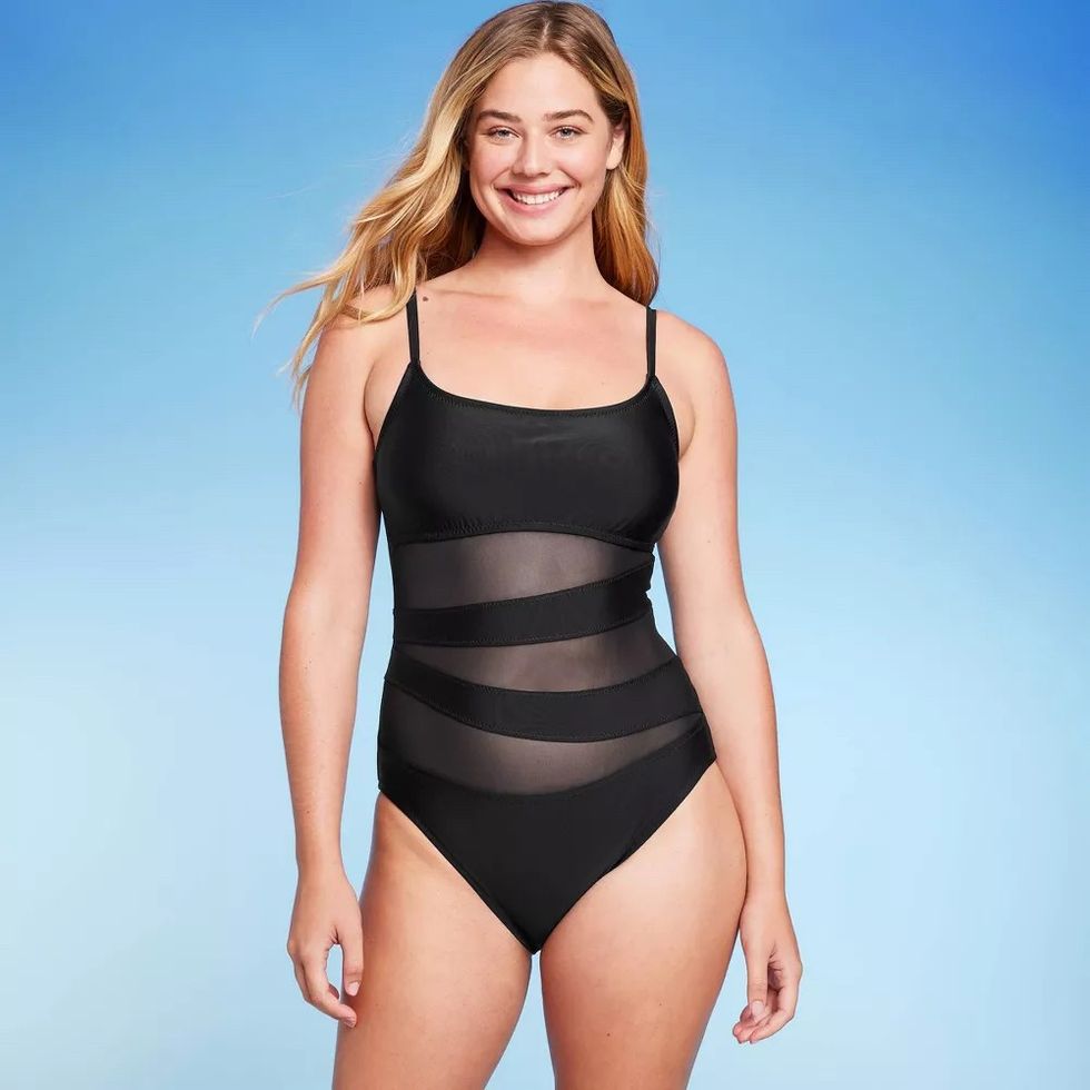 Shade & Shore\u2122 Women's Mesh Front One Piece Swimsuit