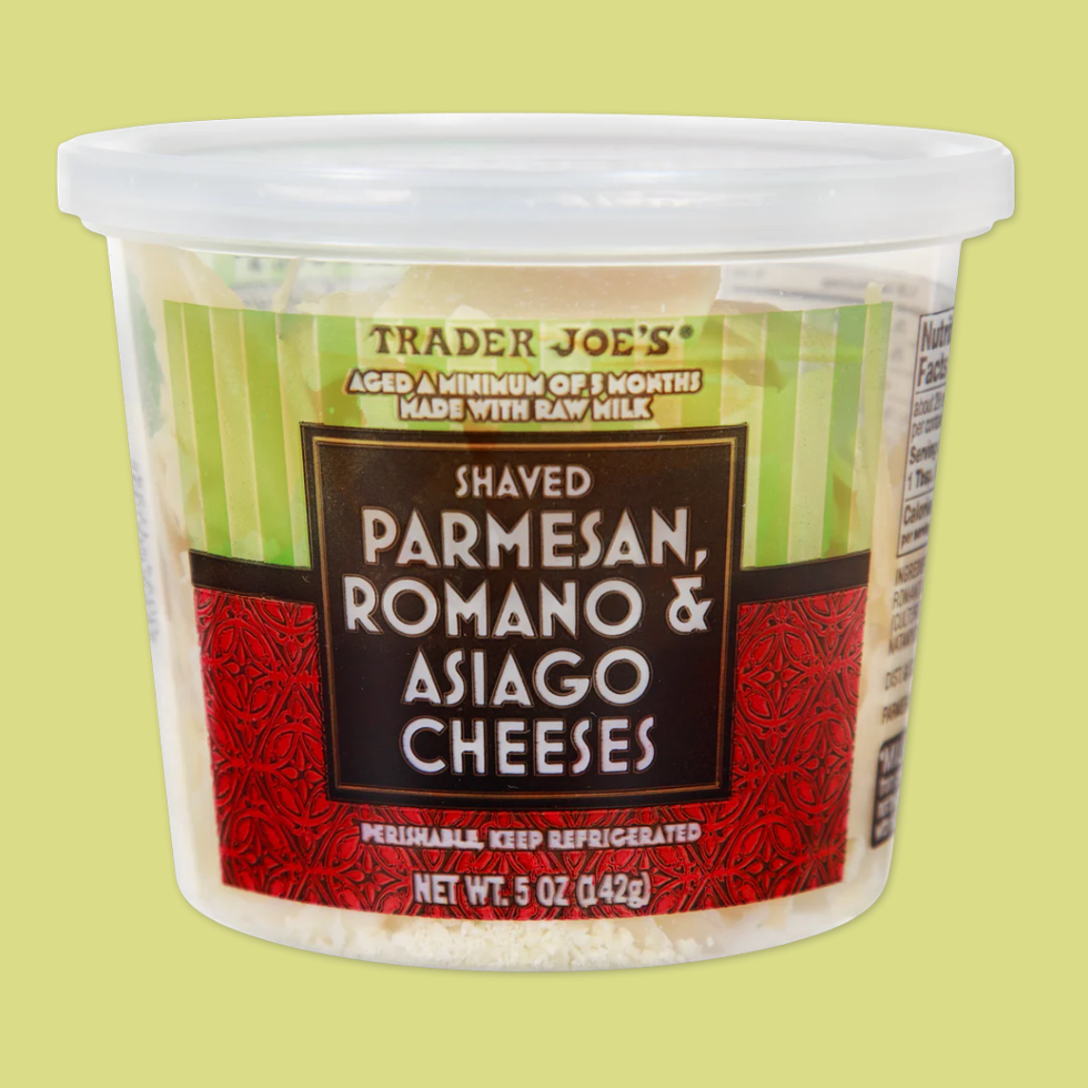 Shaved Parmesan, Romano & Asiago Cheeses