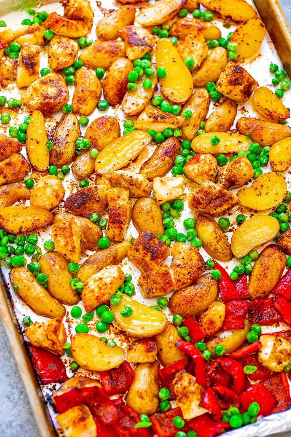 Sheet Pan Curry Chicken and Vegetables