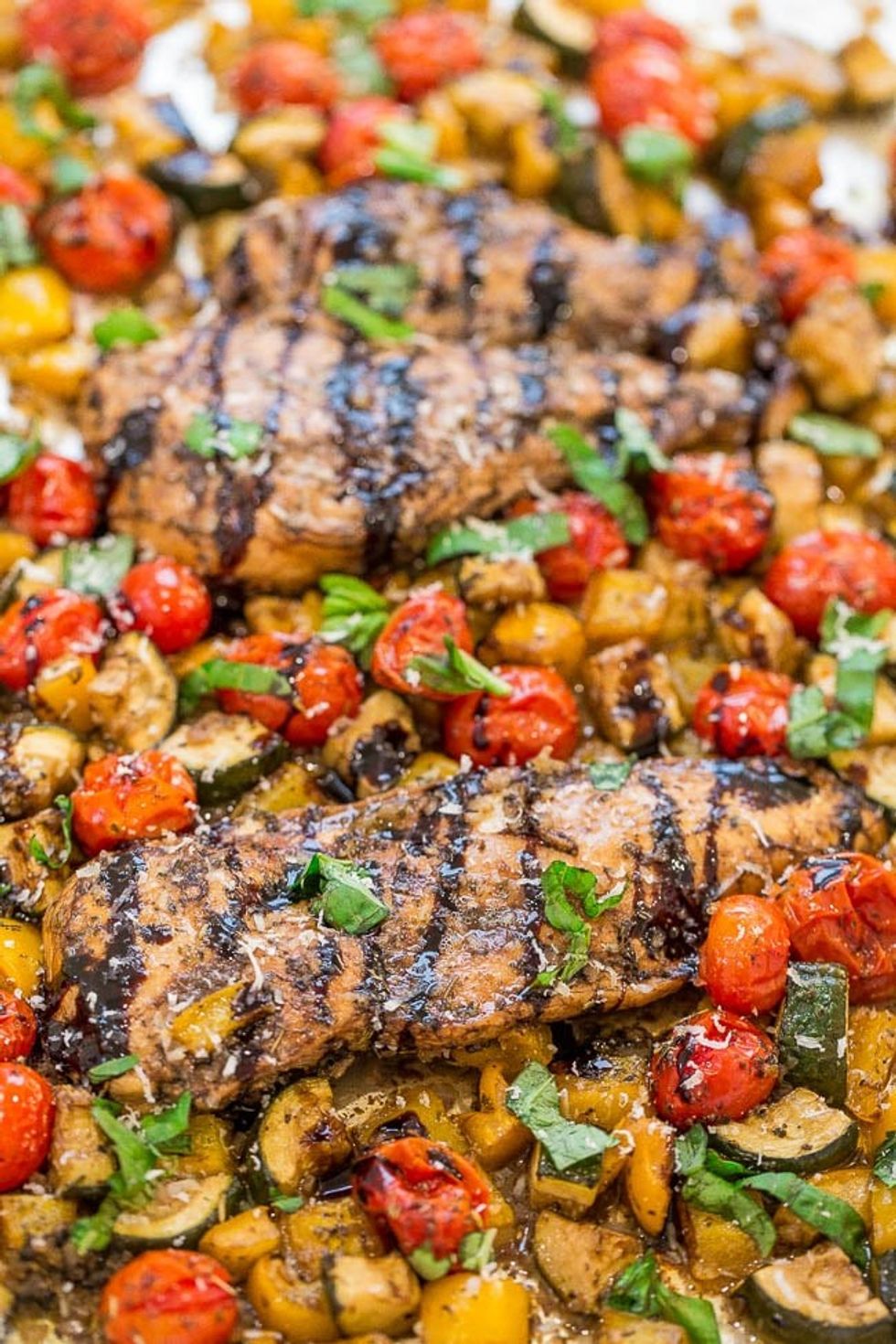 Sheet Pan Italian Chicken & Vegetables