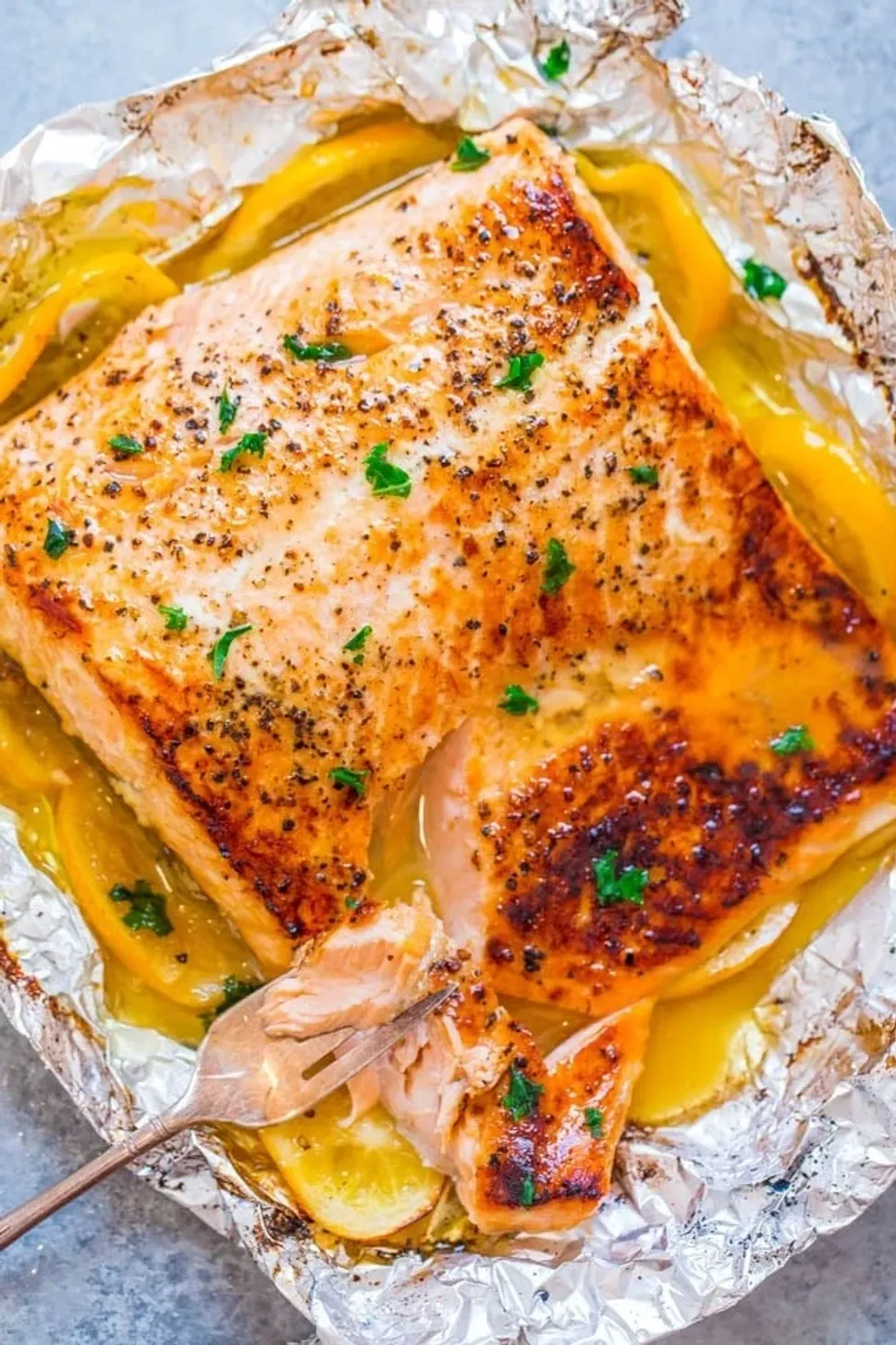 Sheet Pan Lemon Garlic Butter Salmon