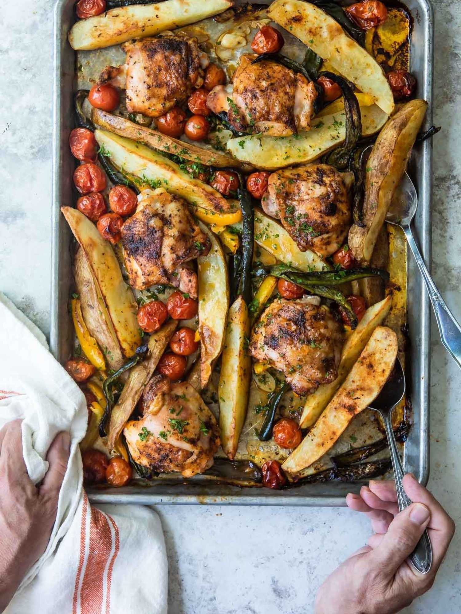 Sheet Pan Paprika Chicken