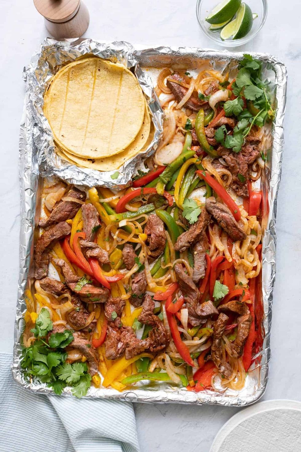 Sheet Pan Steak Fajitas