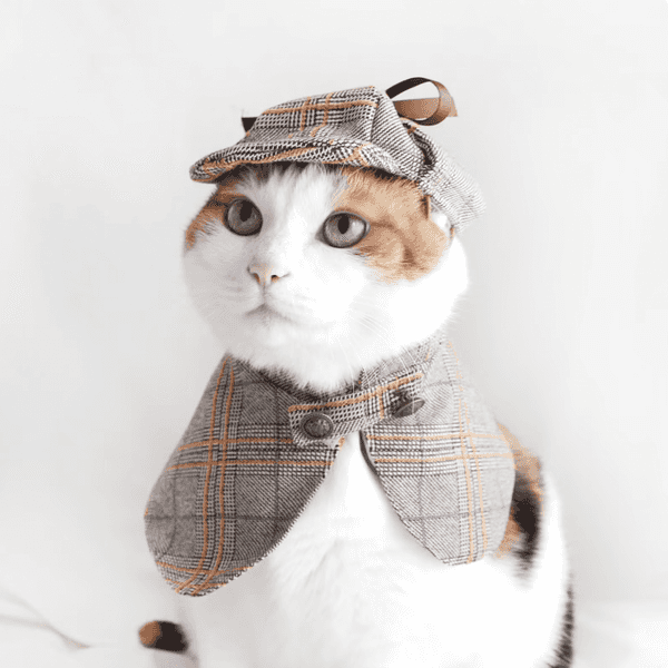 sherlock holmes pet halloween costume