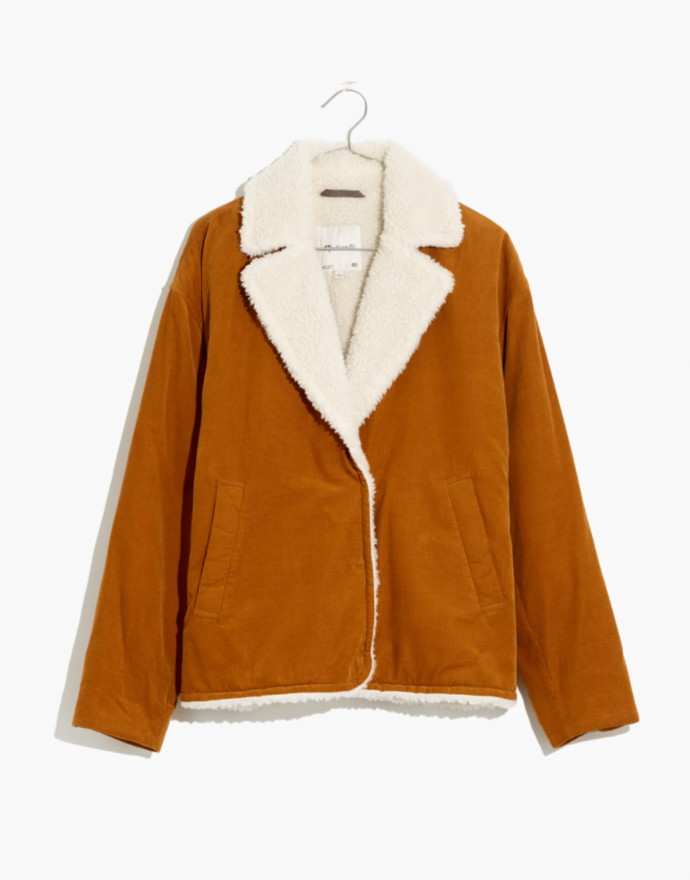 Sherpa-Lined Corduroy Jacket